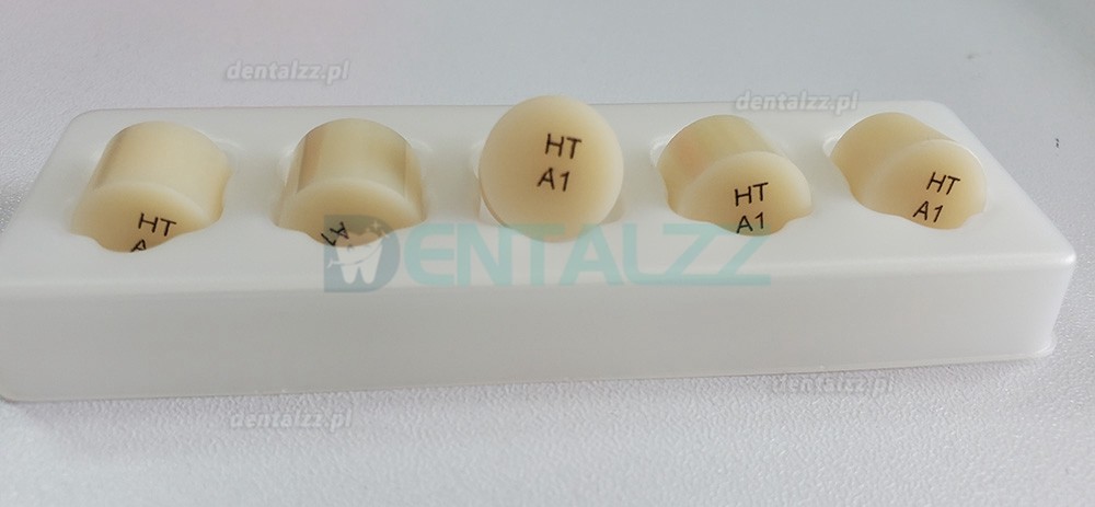 10 szt. Ceramika dentystyczne szklano-ceramiczne pigułki dwukrzemowe litu Emax Press Block